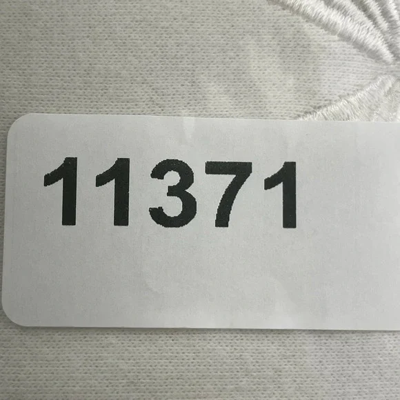 ASRV Hoodie Mens Large White Longline Terry Pullover Gym Athletic Slim-Fit - Picture 12 of 12